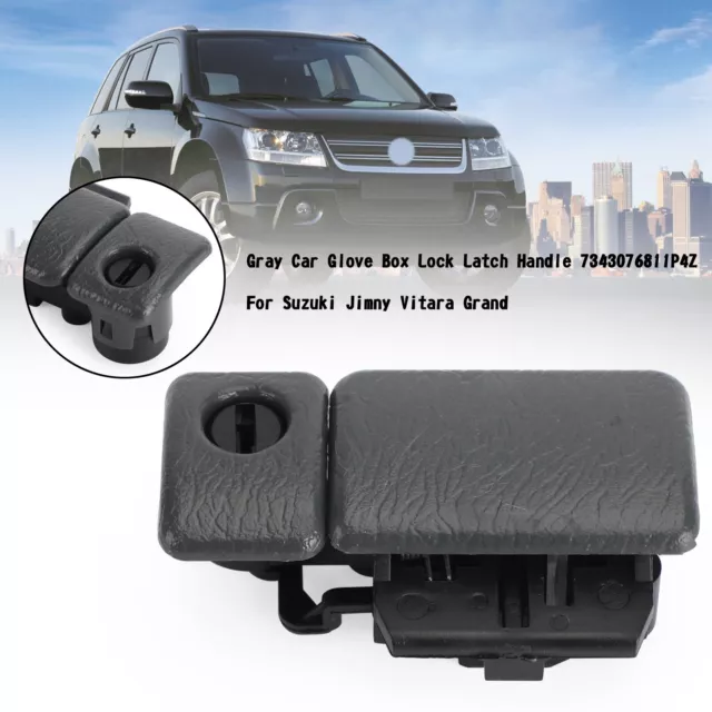 Gray Car Glove Box Lock Latch Handle 7343076811P4Z Pour Suzuki Jimny Vitara