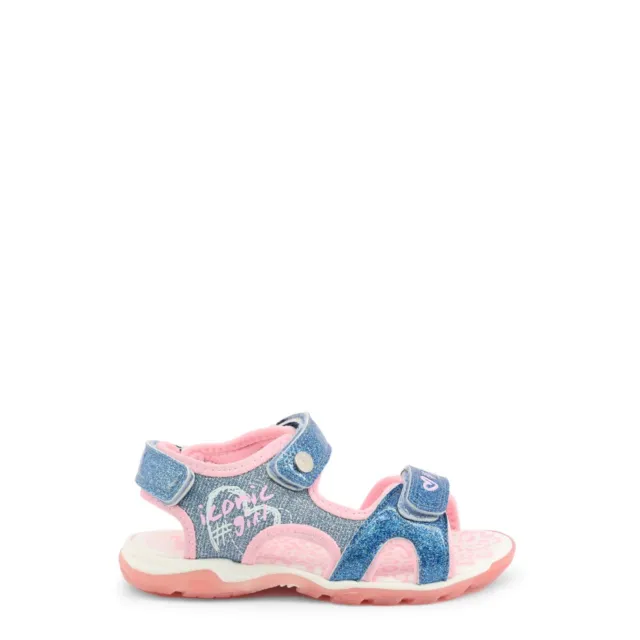 Shone 6015-031 Scarpe Sandali Bambina Bimba Rosa Blu