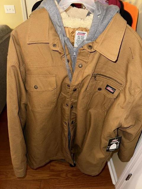 Dickies Canvas Lined Overshirt Relaxed Fit Jacket Mens XL NEW NWT