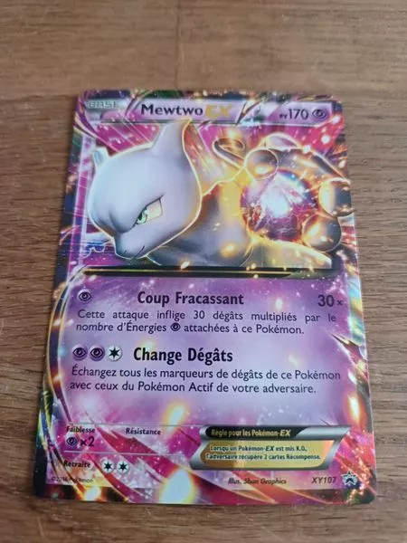 Pokemon (M) Mewtwo Ex Rare Holo Foil 64/152 IN Italian Turboblitz