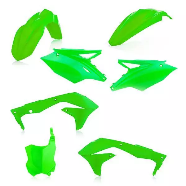 kit plastiche Ufo Kawasaki Kxf 450 2016 2017 2018 verde fluo