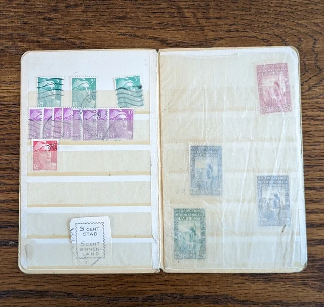 Rare Lot 17 Timbres Binnenland RF Postes Algérie 1937 Collection 129 721 Ancien