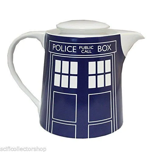 Doctor Who Tardis Teapot Official Licensed Merchandise NEW