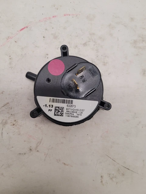 632673 Nordyne Nortek Gas Furnace Pressure