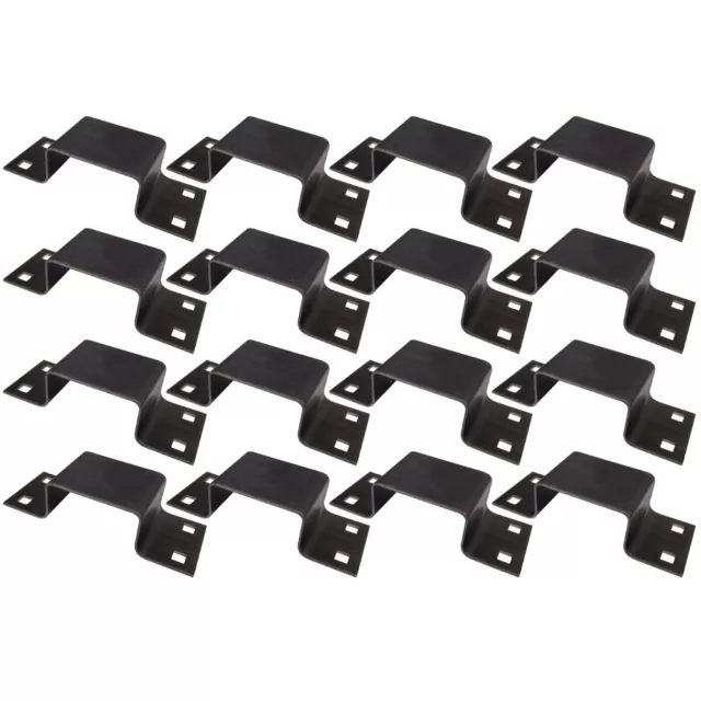 (16) Bolt-On Pocket Brackets Utility Trailer Stake Body 12 Gauge Steel B-2373G