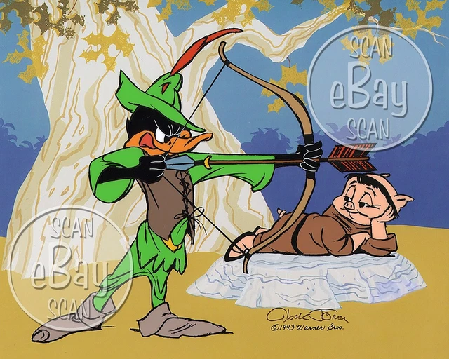 RARE PHOTO Dessin Anim PORKY PIG DAFFY DUCK WARNER BROS ANIMATION 