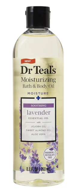 Dr Teal's Moisturising Bath & Body Oil - 260 ml - Lavender