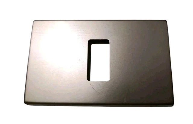 Placca Bticino Magic 3 Posti In Alluminio Ossidato, Colore Alluminio, Nuova - Foto 3