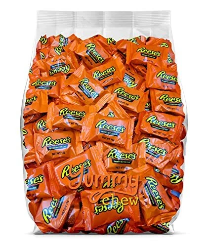 Milk Chocolate Peanut Butter Snack Size Cups Candy – 3lb Bulk Pack Individual...