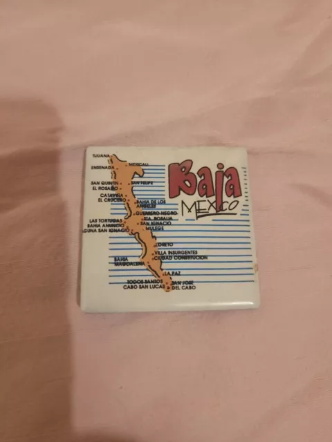 Baja Mexico Ceramic Refrigerator Magnet