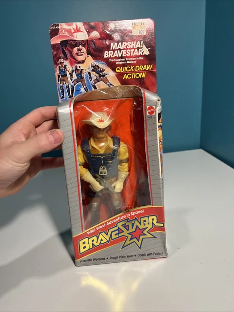 FIGURINE ARTICULÉE MARSHAL Bravestarr 1986 NEUVE Mattel Brave Starr