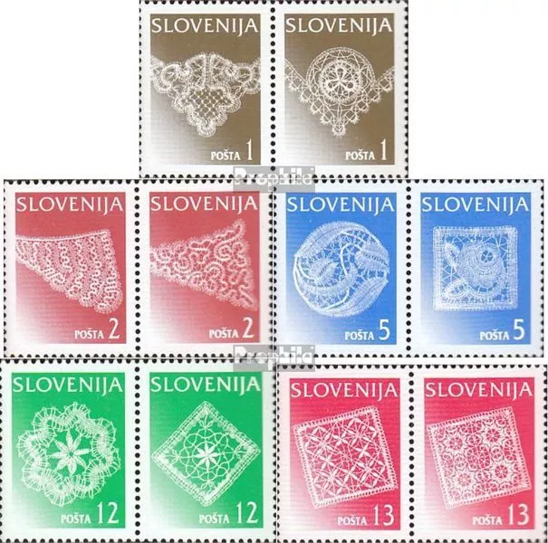 Slovenia 153y III/IV-161y III/IV Coppie (completa edizione)  Stampa 1997 MNH 199