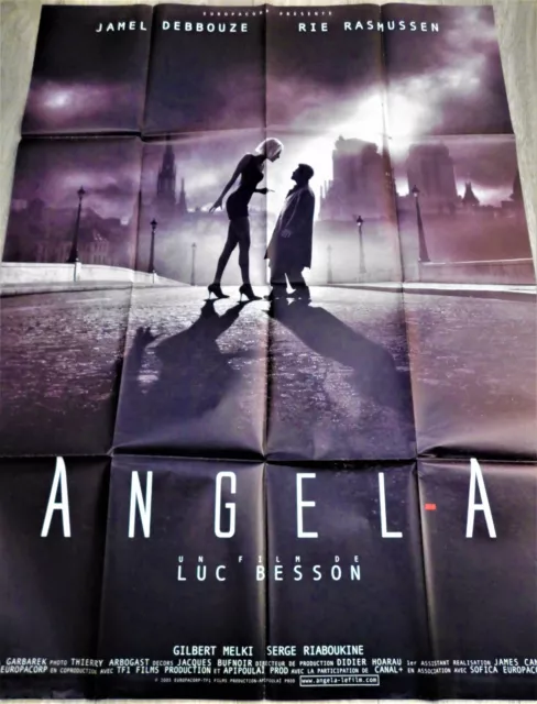 Angel-A Affiche ORIGINALE 120x160cm Poster 47"63 2005 Luc Besson Jamel Debbouze