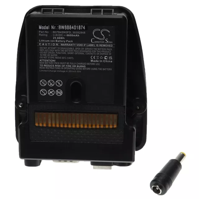 Batterie pour Trimble TSC2, TDS Ranger 300, 500 Data Collector 6600mAh