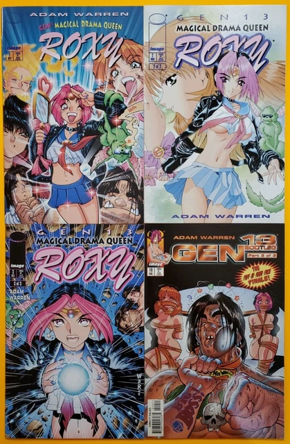 Gen 13 Bootleg #10 & Roxy #1-3 Adam Warren Issues High Grade Image Comics DEAL!