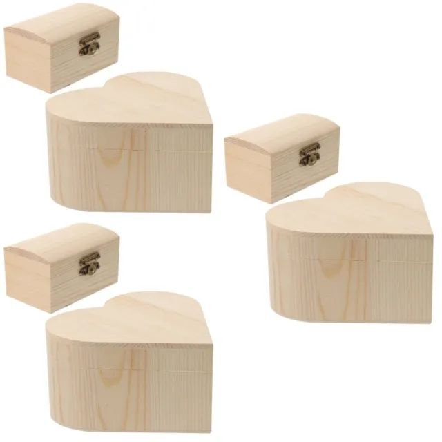 6 piezas Collar Soporte de almacenamiento para juguetes de madera para moldes a mano para niños