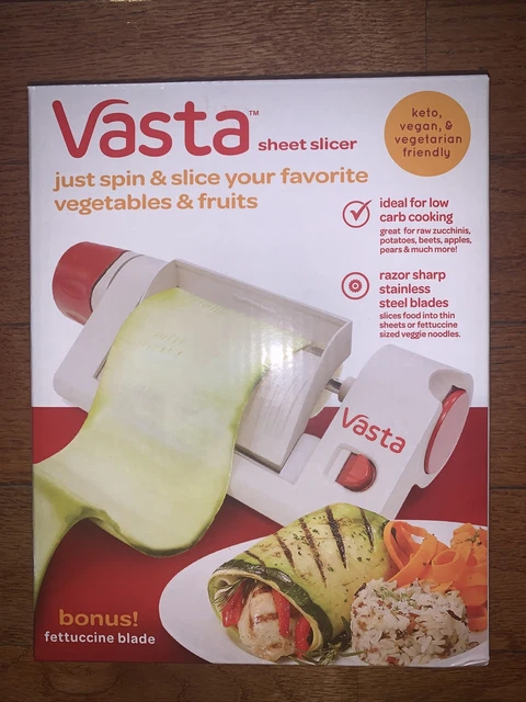 Cortadora de hojas de verduras y frutas Vasta con hoja de fettuccine adicional