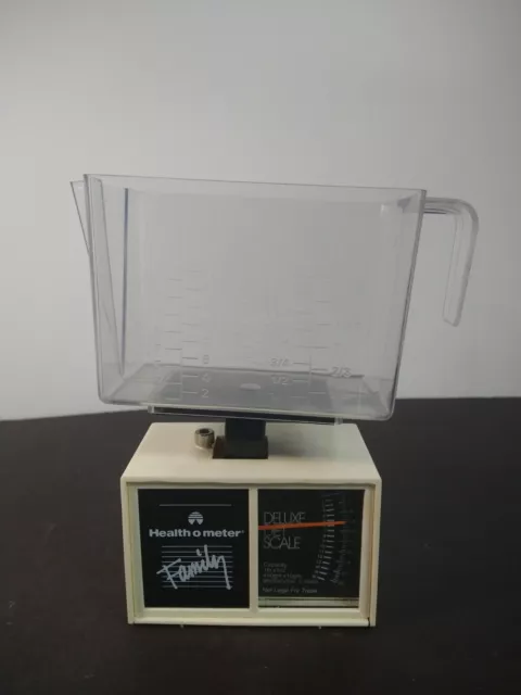 ESCALA DE DIETA DE LUJO familiar Health O Meter de colección con bote con pico