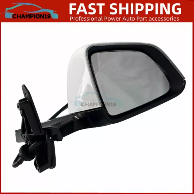 Right Passenger Side Mirror Power Fold Heated For Tesla Model Y 2020-2023 White