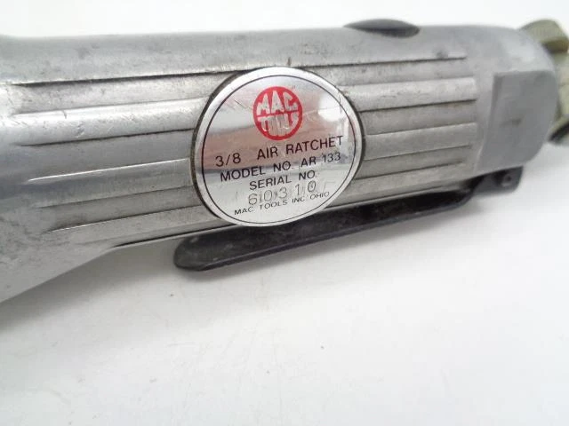 MAC Tools 3/8" Drive Air Ratchet Wrench AR133 AR-133 Lightly Used 2