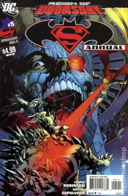 Superman Batman Annual #5 VF+ 8.5 2011 Stock Image