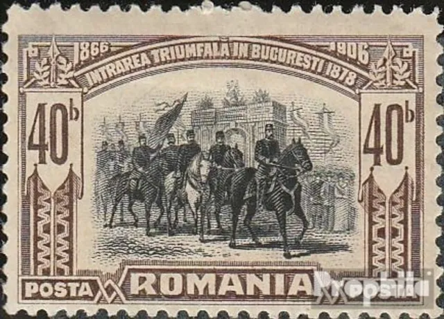 Rumänien 193 mit Falz 1906 Regentschaft von Karl I.