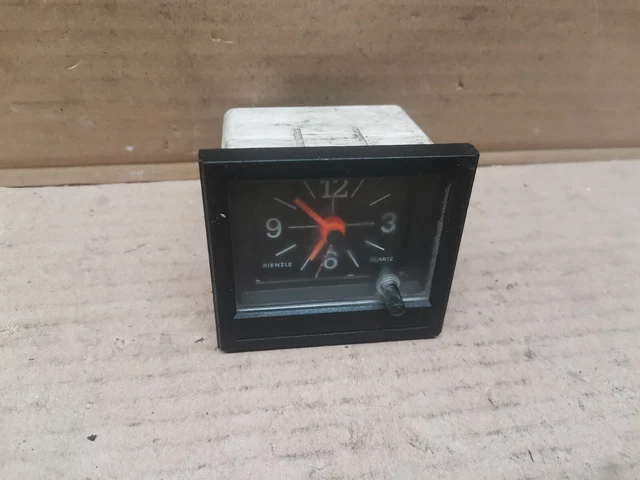 Horloge De Tableau De Bord Kienzle Pour Renault R18 - Occasion, Fonctionnement Correct, Couleur Noire
