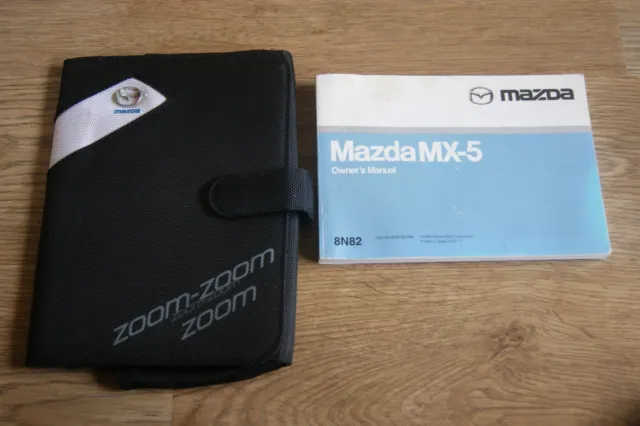 Mazda Mx 5 2Nd Gen Classic  Owners Manual / Handbook / Wallet 1998 - 2005 A