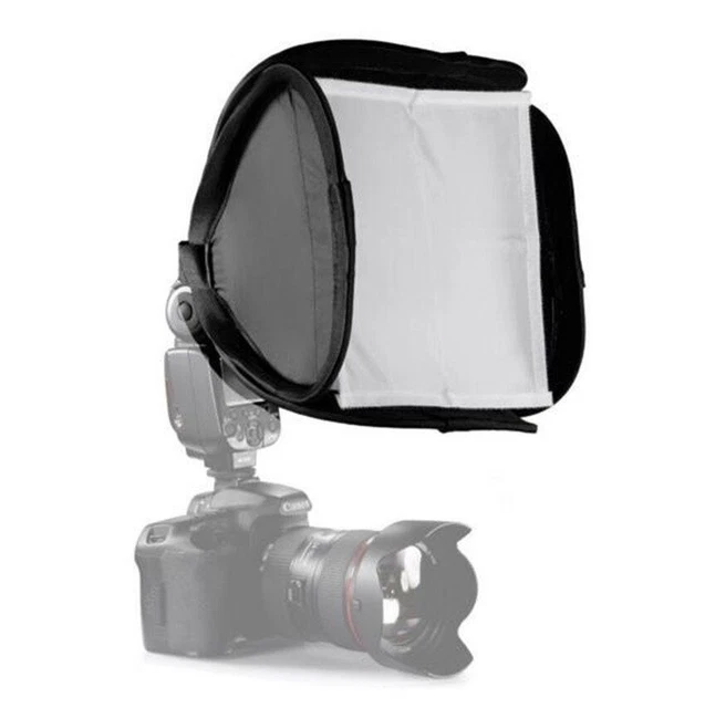 Softbox 23x23cm para Canon 600EX 430EX 580EX II SpeedLight Flash 23cm/9" Soft Box