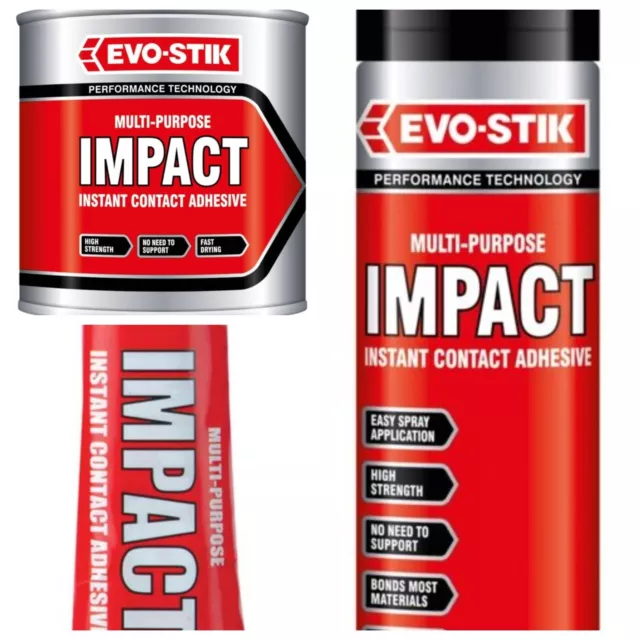 👉Evo-Stik Impact Adhesive Multi Purpose Contact Adhesive Tube / Tin / Spray