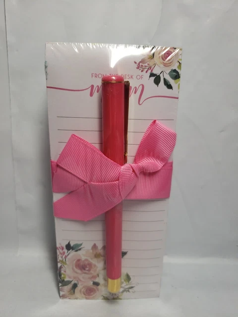 Mother's Desk Notepad And Pen Giftset ROSES