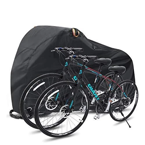 Housse De Vélo Ohuhu 210T – 200x110x90 Cm, Anti-UV, étanche, Pour 2 Vélos, VTT Ou Route
