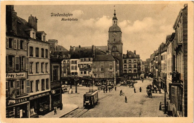 CPA AK DIEDENHOFEN Marktplatz (454769)