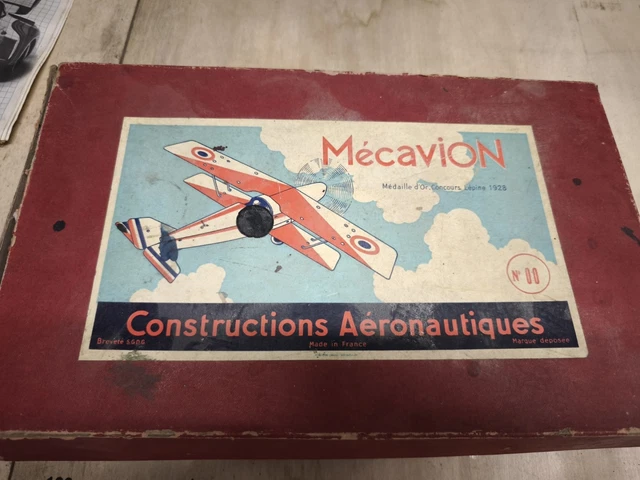 Boîte Meccano N°6 – Très Ancienne – Vintage Métal – Occasion