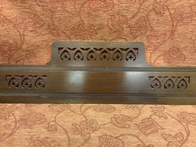 Fretwork Wooden Panel Gothic Reclaim Salvage Vintage Wall Art Up Cycle