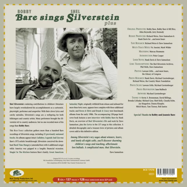 Bobby Bare - Bobby Bare Sings Shel Silverstein plus (8-CD Deluxe Box Set) - C... 3