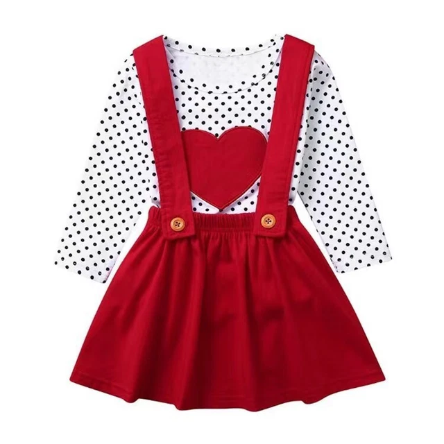 Gonna top bambino bambina t-shirt abito set abiti casual 2 pezzi