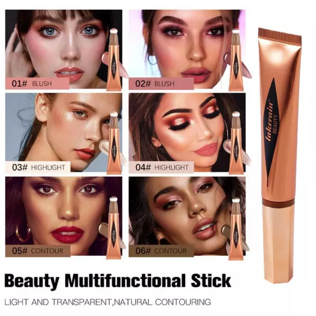 Contour Stick Highlighter Beauty Bronze Makeup Face Shape Brighten StI2 N7E4