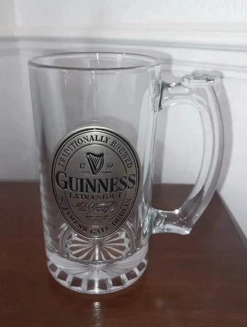 Guinness Limited Edition  Tankard With Metal Badge Collectable