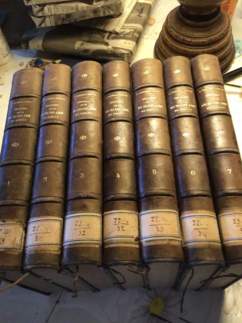 Histoire de la monarchie de Juillet, P. Thureau Dangin / Complet en 7 volumes