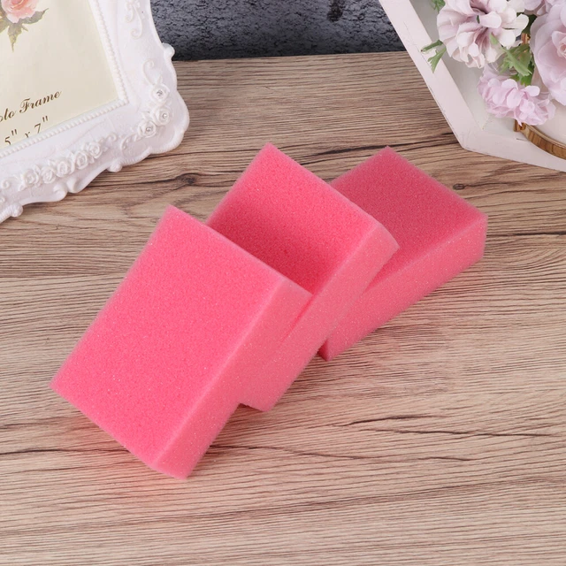 24 un. Cepillo de limpieza de cabello rectangular pieza de limpieza esponja cuello de barbero