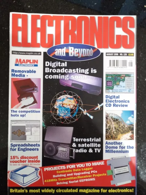 Electronics and Beyond, The Maplin Magazine 1998 August