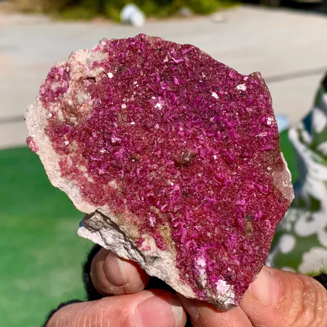 343g Natural Purple Pink Cobalt Cobalto Calcite Crystal Gemstone Rare  Mineral