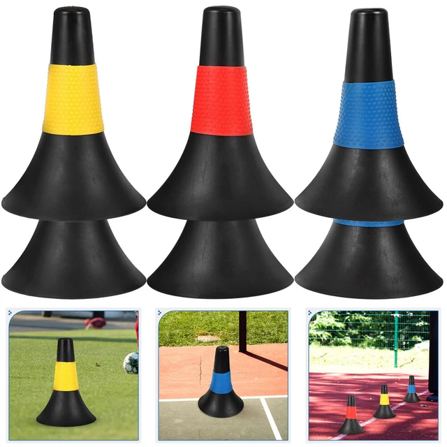 6 pezzi coni allenamento calcio, coni calcio multifunzione,
