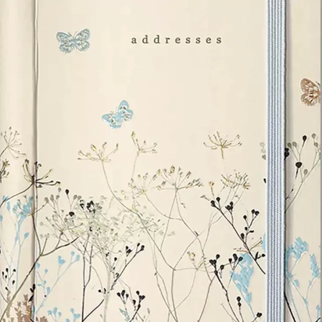 Butterflies  -  Pocket Size Hard Cover Address Book  -  Peter Pauper Press