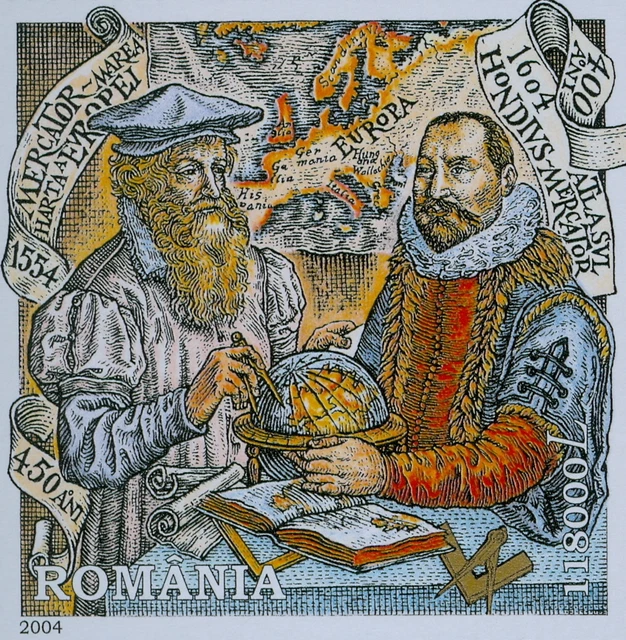 Rumänien 2004 Weltpostkongreß,Amerigo Vespucci,UPU,Mi.Block 343,FDC