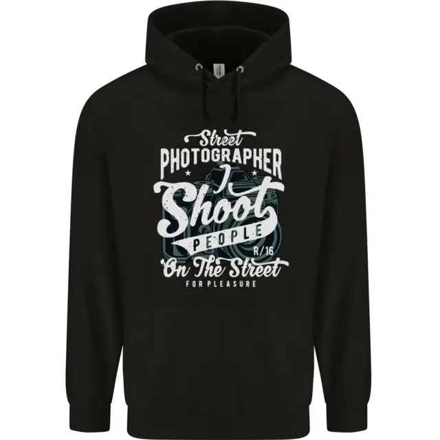 Street Photographer Photography Funny Mens 80% Cotton Hoodie