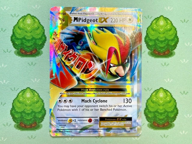 Pokemon - M Pidgeot EX - 65/108 - Evolutions - Half Art