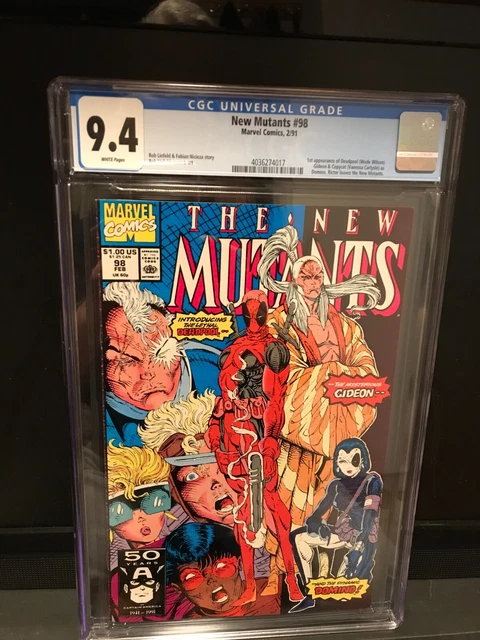 Marvel The New Mutants #98 CGC 9.4  1st appearance Of Deadpool (Wade Wilson)