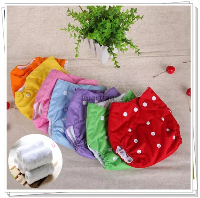 Reusable modern Baby Cloth Nappies Diapers Adjustable Inserts bulk nappy